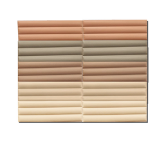 7x21 Bambu Mat Özel Renk El Yapımı Seramik